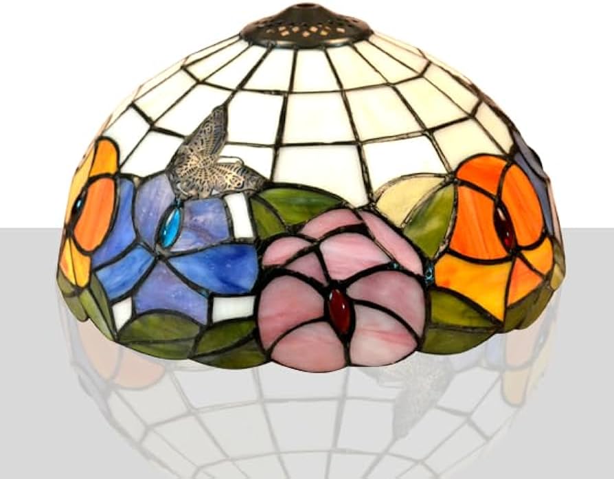 Tiffany stained glass lamp shades